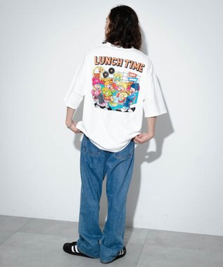 WEGO 【ユニセックス着用ITEM/MLサイズ展開】別注NEW　JACKグラフィックT（S） ホワイト