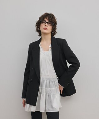 GRACE CONTINENTAL ピークドダブルジャケット