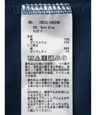 earth music&ecology ギャザーポケットノースリーブワンピース Dark Blue