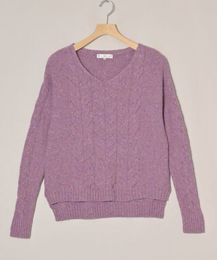 ONWARD Reuse Park 【組曲】ニット秋冬 パープル