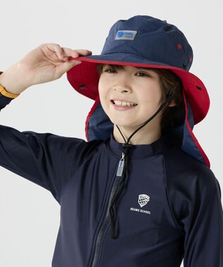 BEAMS SCHOOL マリンハット キッズ ネイビー