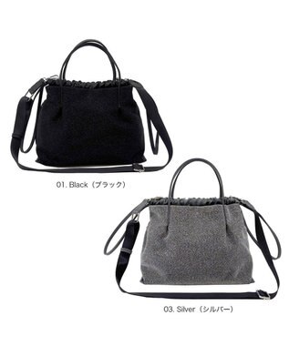 ROOTOTE 3570【ルートート】SC.デリ.キラキラ-A 01：ブラック