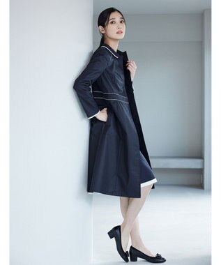 TOCCA 【洗える！】CLOUDY KNIT DRESS ニットドレス ネイビー系