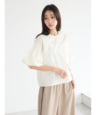 CRAFT STANDARD BOUTIQUE 袖バルーンブラウス Ivory
