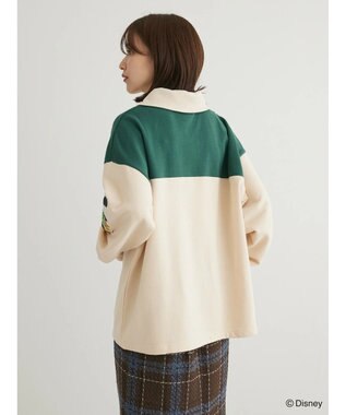 Green Parks Ｄｉｓｎｅｙ／裏毛ハーフＺＩＰスウェット Green