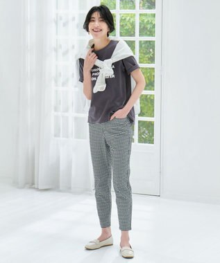 ANY オーガビッツアソートプリントTシャツ グレーロゴ