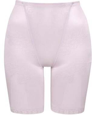 Wing ガードル 【キュッとアップパンツ】 ヒップをまるくメリハリあるラインに ラクにおなか押さえ ロング丈 KQ0745 ウイング／ワコール パープル