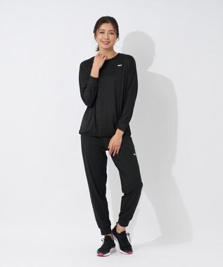 OP／FILA 【FILA】水陸両用フィットネスウェア 2点セット ブラック