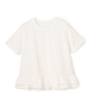 UNFILO BEAUTY FORM-T フリルヘム Tシャツ