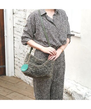 Regalo Felice 【エコファー / 日本製】ショルダー / REGALO GR(グリーン）