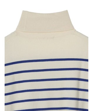 Green Parks もちやわ　タートルニットチュニック Border