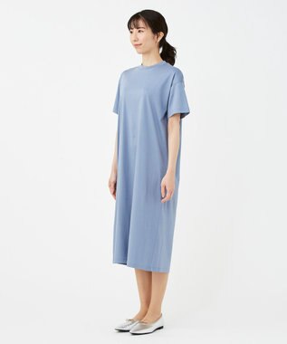 KASHIYAMA 【抗菌消臭】クレンゼ Teeシャツドレス ライトブルー