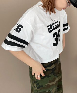 WEGO ナンバリングショートT ホワイト