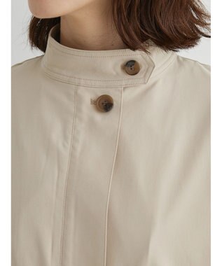 Green Parks 花粉防止　袖タックコート Beige