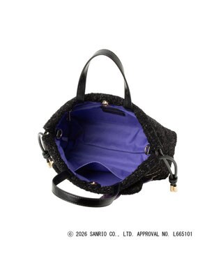 ANNA SUI HELLO KITTY 巾着手提げ クロ