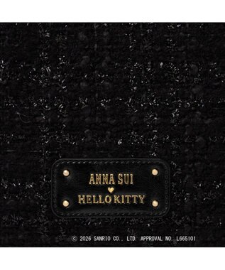 ANNA SUI HELLO KITTY 巾着手提げ クロ