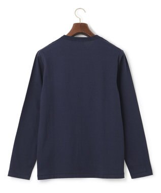 J.PRESS MEN 【J.PRESS USA】刺繍ロングＴシャツ ネイビー系