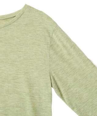 earth music&ecology ハイショクメロートップス Light Green