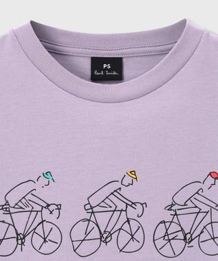 Paul Smith Drawn by Paul Cycling Tシャツ ライラック