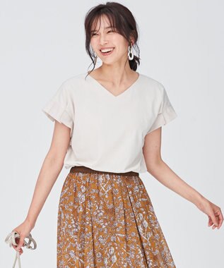 23区 【STORY7月号掲載】バッファローホーン イヤリング ベージュ系1