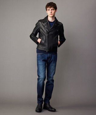 JOSEPH ABBOUD 【サスティナブル/JAPANファブリック/ストレッチ】オゾンハイパワーデニム パンツ ネイビー系