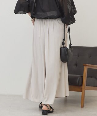 AMERICAN HOLIC 【選べる丈】ギャザースカーチョ【WEB限定カラー有り】 Light Beige