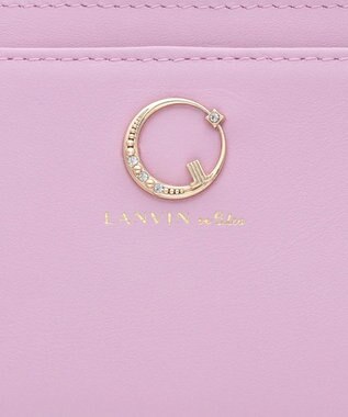 LANVIN en Bleu ルナ リール付きパスケース ピンク