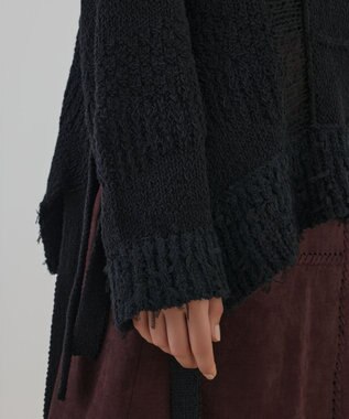 GRACE CONTINENTAL ルーズオーバーニットトップ ブラック