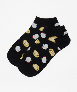 WEGO フードチェンジ総柄ショートソックス 柄5