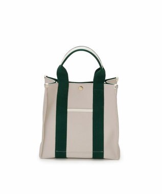 TOPKAPI 【Breath TOPKAPI】NEO CANVAS ネオキャンバス カラーハンドル ミニ トートバッグ サンドグレー