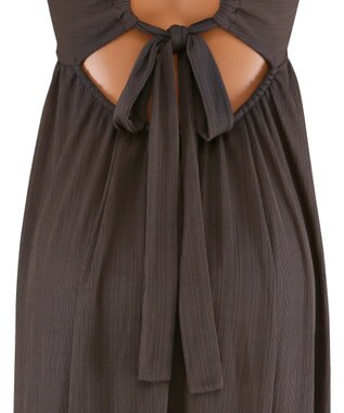 San-ai Resort（三愛水着楽園） マキシワンピース　M　【San-ai Resort（サンアイリゾート）】 グレー