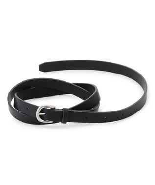 uncrave フェイクレザー 細ベルト ブラック