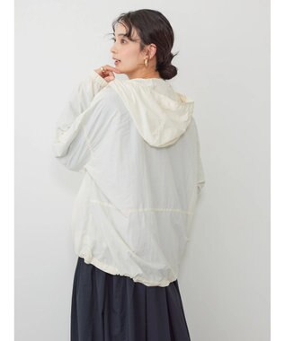 AMERICAN HOLIC ポケッタブル撥水加工アノラックパーカー Ivory