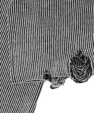 WEGO ダメージショートニットPO ホワイト