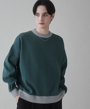 WEGO クリアライトリバーシブルプルオーバー ブラック