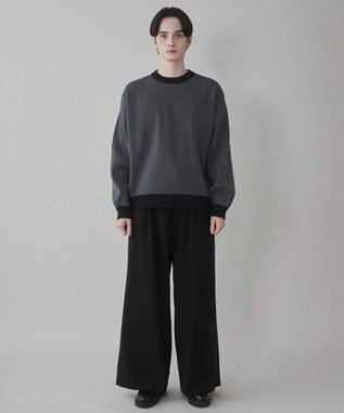 WEGO クリアライトリバーシブルプルオーバー ブラック