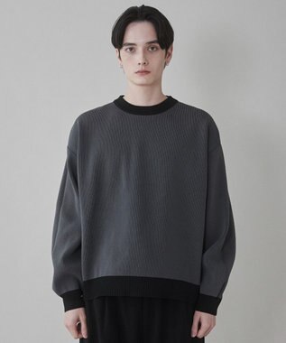 WEGO クリアライトリバーシブルプルオーバー ブラック