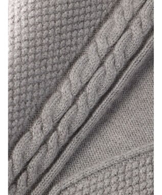 Green Parks ケーブルニットスカート Gray Mixture