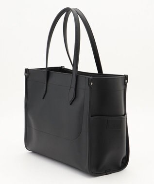 Y'SACCS リサイクルレザー　バインダーA4トートバッグ ブラック