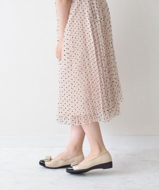 Bridget Birkin ＜3E＞【Bridget Birkin walk】リボンウォーキングパンプス ベージュ