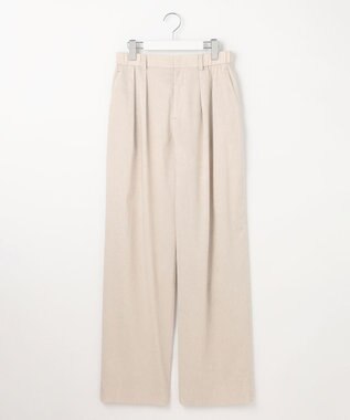 自由区 S 【セットアップ対応・洗える】LIPストレッチワイドストレート パンツ フラックス