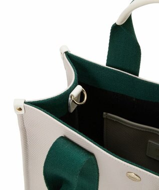 TOPKAPI 【Breath TOPKAPI】NEO CANVAS ネオキャンバス カラーハンドル ミニ トートバッグ サンドグレー