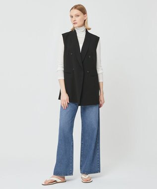 BEIGE， SORE / ハイネックカットソー White