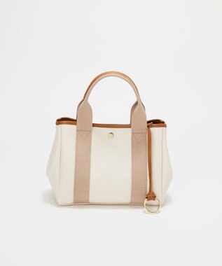 TOPKAPI 【Breath TOPKAPI】SCOTCH GRAIN スコッチグレイン 2way ミニ トートバッグ チャーム付き　 ペールベージュ