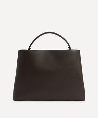 LIBERTY. バーリントン スエード トップハンドル バッグ ブラウン