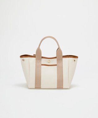 TOPKAPI 【Breath TOPKAPI】SCOTCH GRAIN スコッチグレイン 2way ミニ トートバッグ チャーム付き　 ペールベージュ