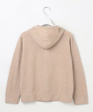 J.PRESS LADIES L 【洗える】スパーク ニット パーカー ベージュ系