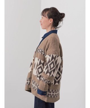 CRAFT STANDARD BOUTIQUE 【男女兼用】オルテガ柄カーディガン Beige