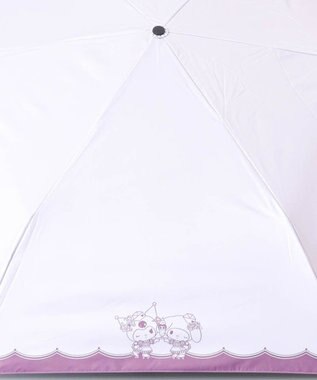 AURORA 【 ANNA SUI（アナ スイ）】マイメロディ&クロミ 晴雨兼用傘（折りたたみ傘）シルエット ピンク