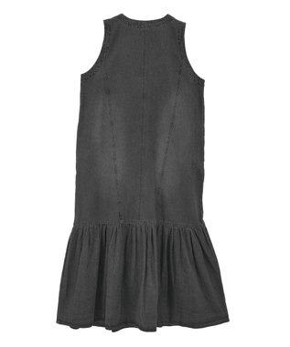 Green Parks ・ＳＵＧＡＲ　ＳＰＯＯＮ　Ｗ－ＺＩＰデニムロングワンヒ Black